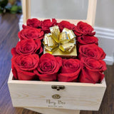 Red Roses & Chocolate Box
