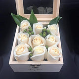 Winter collection rose flower box