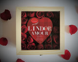 Red Roses with Lindt chocolate best gift for Valentine's Day 2018 with personalized message
